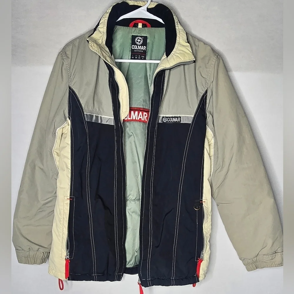 Colmar Sportswear Jacket Size USA 40 Black Stone